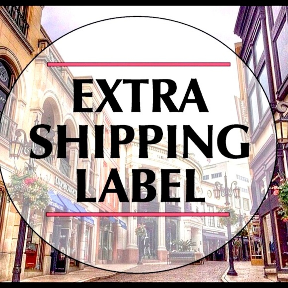 EXTRA SHIPPING LABEL FOR ORDERS OVER 5 LBS.